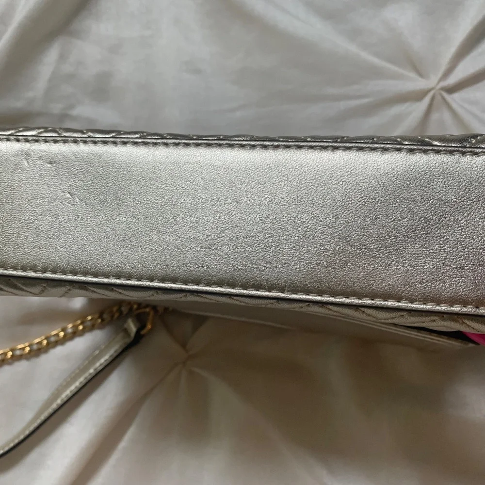 Tory Burch Gold Small Fleming Leather Handbag - Picture 7 of 13